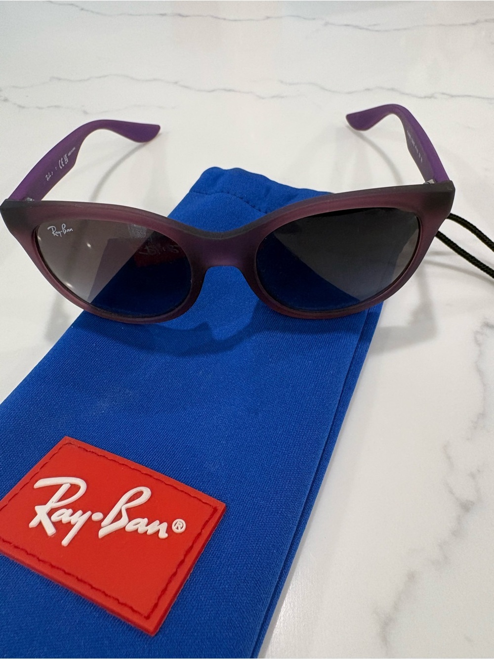 Ray-Ban Kid’s Purple Sunglasses with Dark Lenses